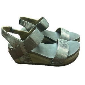 AXXIOM | Evian Wedge Sandal Ankle Strap Sandal